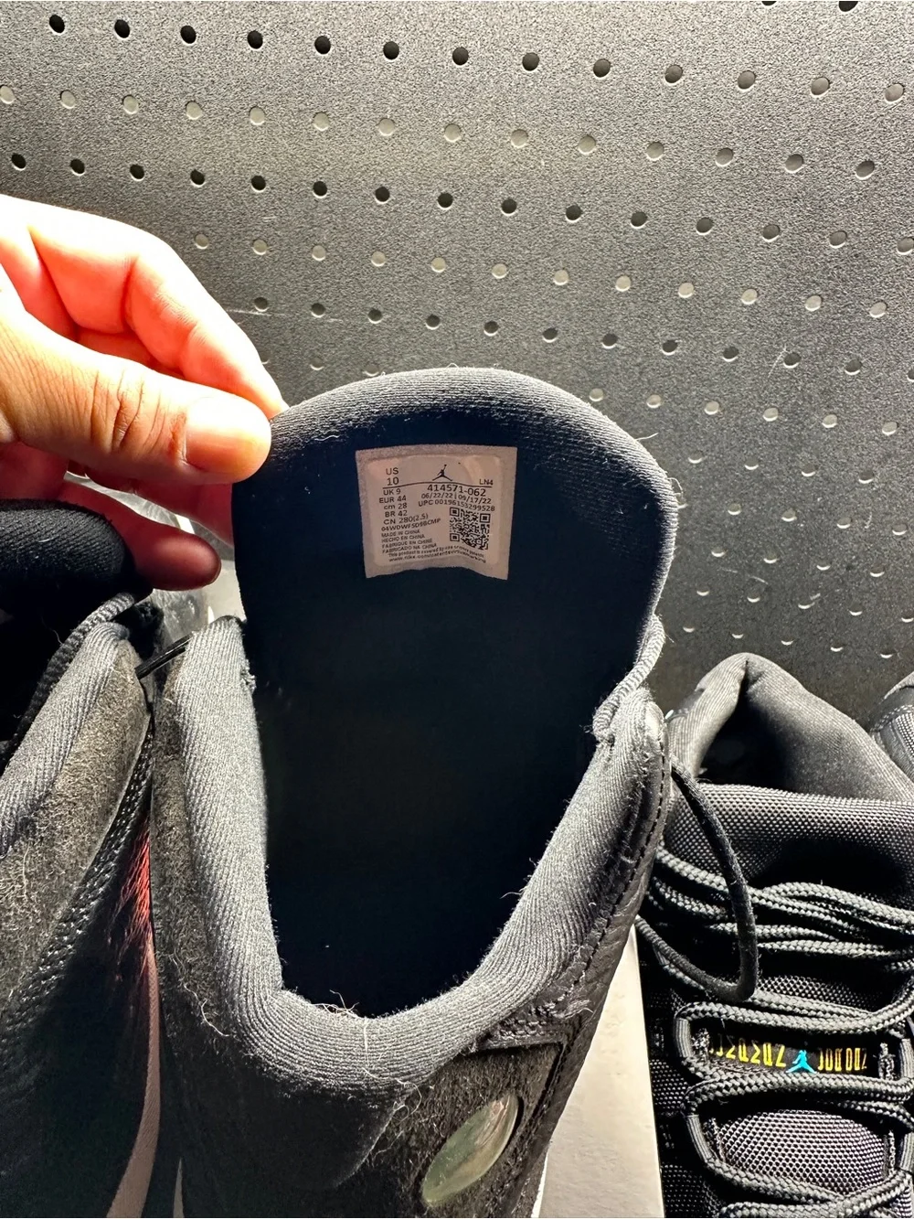 Air Jordan 13 men’s Black Leather Basketball Shoes